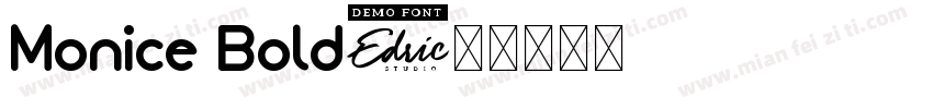 Monice Bold字体转换
